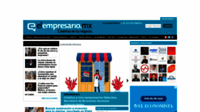 What Elempresario.mx website looked like in 2022 (1 year ago)