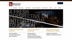 What Edperspective.org website looked like in 2022 (2 years ago)