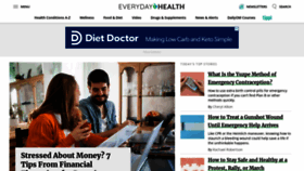 What Everydayhealth.com website looked like in 2022 (1 year ago)
