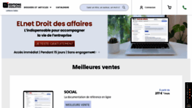 What Editions-legislatives.fr website looked like in 2022 (1 year ago)