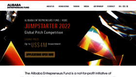 What Ent-fund.org website looked like in 2022 (1 year ago)