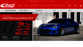 What Eibach.com website looked like in 2022 (1 year ago)