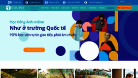 What Edupia.vn website looked like in 2022 (1 year ago)