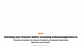 What Erdnasemagicstore.io website looked like in 2022 (1 year ago)