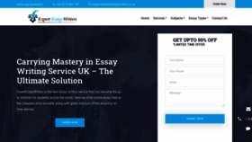 What Expertessaywriters.co.uk website looked like in 2022 (1 year ago)