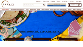 What Eataly.com website looked like in 2022 (1 year ago)
