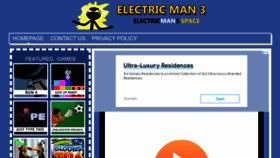 What Electricman3.space website looked like in 2022 (1 year ago)