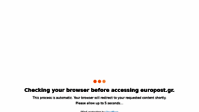 What Europost.gr website looked like in 2022 (1 year ago)