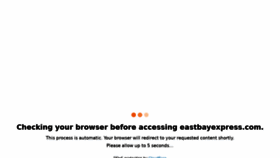 What Eastbayexpress.com website looked like in 2022 (1 year ago)