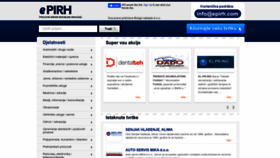What Epirh.com website looked like in 2022 (1 year ago)