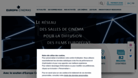 What Europa-cinemas.org website looked like in 2022 (1 year ago)
