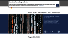 What Eisenbahn-bundesamt.de website looked like in 2022 (1 year ago)