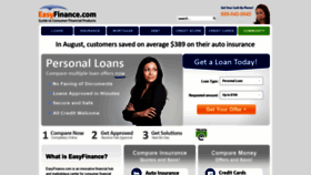 What Easyfinance.com website looked like in 2022 (1 year ago)