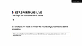 What Es3.sportplus.live website looked like in 2022 (1 year ago)