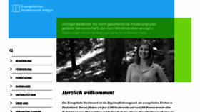 What Evstudienwerk.de website looked like in 2022 (1 year ago)