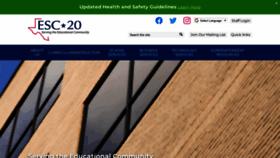What Esc20.net website looked like in 2022 (1 year ago)