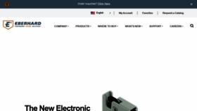 What Eberhard.com website looked like in 2022 (1 year ago)