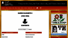 What Elizabethi.org website looked like in 2022 (1 year ago)