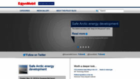 What Exxonmobilperspectives.com website looked like in 2022 (1 year ago)