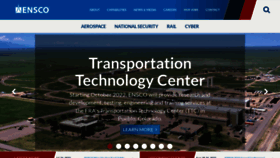 What Ensco.com website looked like in 2022 (1 year ago)
