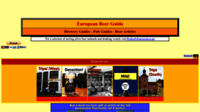 What Europeanbeerguide.net website looked like in 2022 (1 year ago)