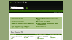 What Ecobusinesslinks.com website looked like in 2022 (1 year ago)