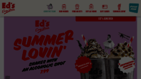What Edseasydiner.com website looked like in 2022 (1 year ago)