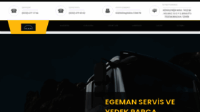 What Egemanservis.com website looked like in 2022 (1 year ago)