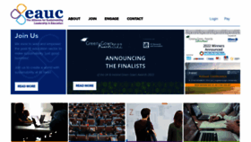 What Eauc.org.uk website looked like in 2022 (1 year ago)
