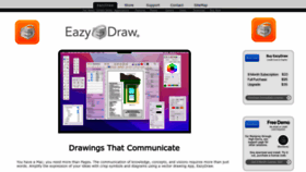 What Eazydraw.com website looked like in 2022 (1 year ago)