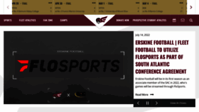 What Erskinesports.com website looked like in 2022 (1 year ago)