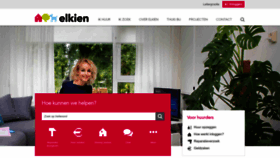 What Elkien.nl website looked like in 2022 (1 year ago)