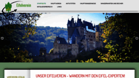 What Eifelverein.de website looked like in 2022 (1 year ago)