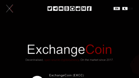 What Excc.co website looked like in 2022 (1 year ago)
