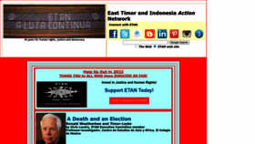 What Etan.org website looked like in 2022 (1 year ago)