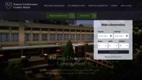 What Emoryconferencecenter.com website looked like in 2022 (1 year ago)
