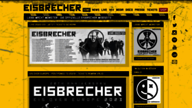 What Eis-brecher.com website looked like in 2022 (1 year ago)