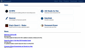 What Edenwaith.com website looked like in 2022 (2 years ago)