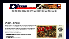 What East-texas.com website looked like in 2022 (2 years ago)