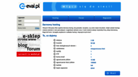 What Evai.pl website looked like in 2022 (1 year ago)