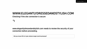 What Elegantlydressedandstylish.com website looked like in 2022 (1 year ago)