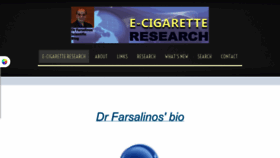 What Ecigarette-research.com website looked like in 2022 (1 year ago)