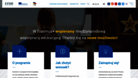 What Erasmusplus.org.pl website looked like in 2022 (1 year ago)