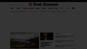 What Examiner.ie website looked like in 2022 (1 year ago)