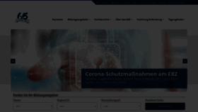 What E-b-z.de website looked like in 2022 (1 year ago)