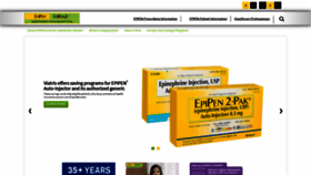 What Epipen.com website looked like in 2022 (1 year ago)