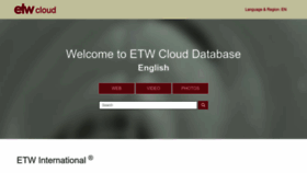 What Etwinternational.com website looked like in 2022 (1 year ago)