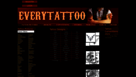What Everytattoo.com website looked like in 2022 (1 year ago)