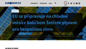 What Euroskop.cz website looked like in 2022 (1 year ago)