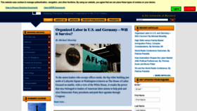 What Europeaninstitute.org website looked like in 2022 (1 year ago)
